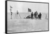 The Shackleton Camp, Antarctica, Christmas Day, 1908-null-Framed Stretched Canvas