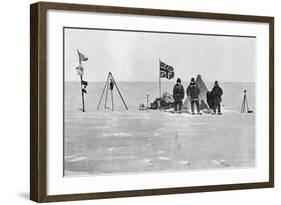 The Shackleton Camp, Antarctica, Christmas Day, 1908-null-Framed Giclee Print