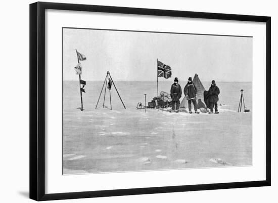 The Shackleton Camp, Antarctica, Christmas Day, 1908-null-Framed Giclee Print