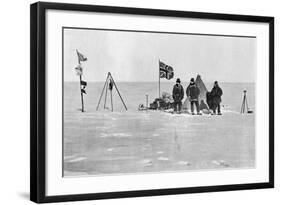 The Shackleton Camp, Antarctica, Christmas Day, 1908-null-Framed Giclee Print