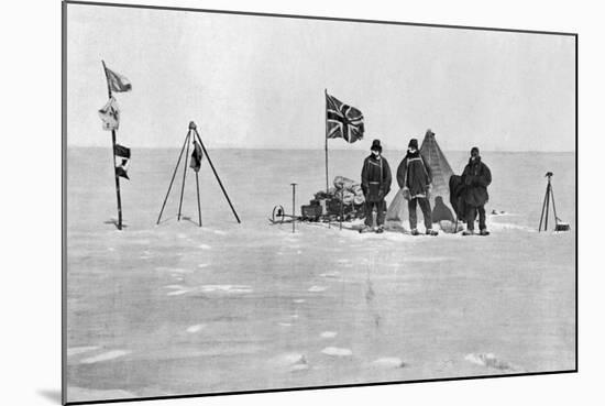 The Shackleton Camp, Antarctica, Christmas Day, 1908-null-Mounted Giclee Print