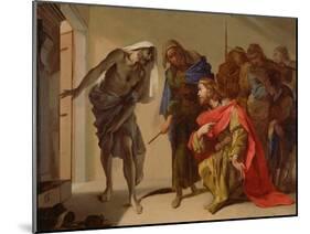 The Shade of Samuel Invoked by Saul, C. 1655-Bernardo Cavallino-Mounted Giclee Print