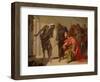 The Shade of Samuel Invoked by Saul, C. 1655-Bernardo Cavallino-Framed Giclee Print