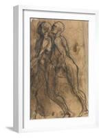 The Shades Approaching Dante and Virgil-Auguste Rodin-Framed Giclee Print