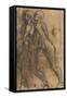 The Shades Approaching Dante and Virgil-Auguste Rodin-Framed Stretched Canvas