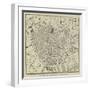 The Shading Shows the Portion of the City Destroyed-null-Framed Giclee Print