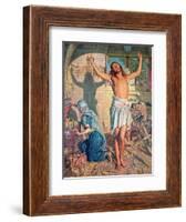 The Shadow of Death, 1870-73-William Holman Hunt-Framed Giclee Print