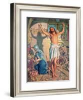 The Shadow of Death, 1870-73-William Holman Hunt-Framed Giclee Print