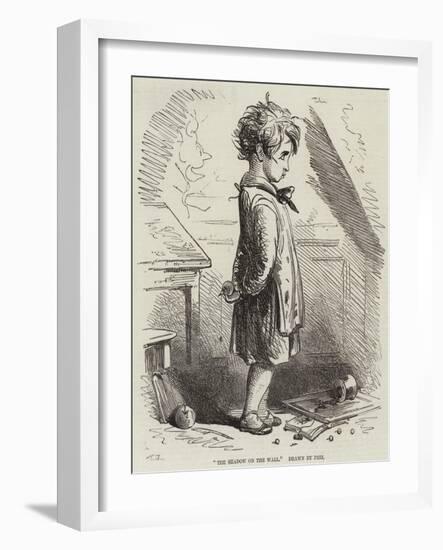 The Shadow on the Wall-Hablot Knight Browne-Framed Giclee Print