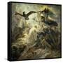 The Shadows of the French Warriors Led by Victory-Anne-Louis Girodet de Roussy-Trioson-Framed Stretched Canvas