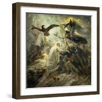 The Shadows of the French Warriors Led by Victory-Anne-Louis Girodet de Roussy-Trioson-Framed Giclee Print