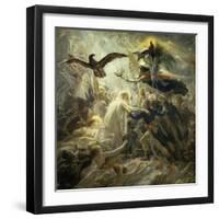 The Shadows of the French Warriors Led by Victory-Anne-Louis Girodet de Roussy-Trioson-Framed Giclee Print