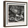 The Shady Lane-Peter Moran-Framed Giclee Print