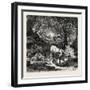 The Shady Lane-Peter Moran-Framed Giclee Print