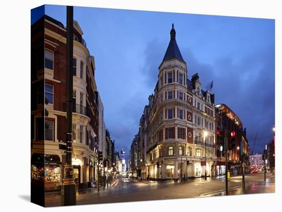 The Shaftesbury Avenue Is Home of Some of the Major Theatres in London's West End-David Bank-Stretched Canvas
