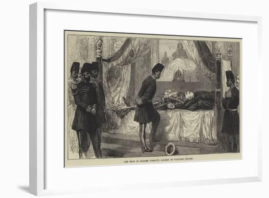 The Shah at Madame Tussaud's Gallery of Waxwork Figures-null-Framed Giclee Print