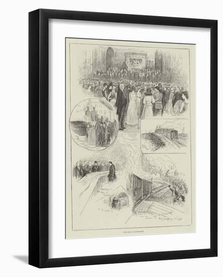 The Shah at Manchester-Henry Charles Seppings Wright-Framed Giclee Print