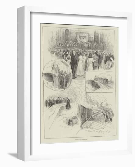 The Shah at Manchester-Henry Charles Seppings Wright-Framed Giclee Print