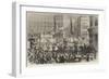 The Shah Leaving Charing-Cross Station for Buckingham Palace-David Henry Friston-Framed Giclee Print