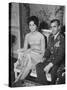 The Shah of Iran Mohamed Reza and His Financee Farah Diba-Loomis Dean-Stretched Canvas
