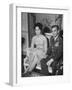 The Shah of Iran Mohamed Reza and His Financee Farah Diba-Loomis Dean-Framed Photographic Print