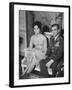 The Shah of Iran Mohamed Reza and His Financee Farah Diba-Loomis Dean-Framed Photographic Print