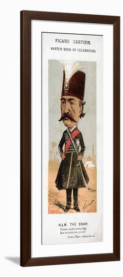 The Shah of Persia, 19th Century-Faustin-Framed Giclee Print