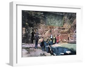 The Shah of Persia and His Children, C1890-Gillot-Framed Giclee Print
