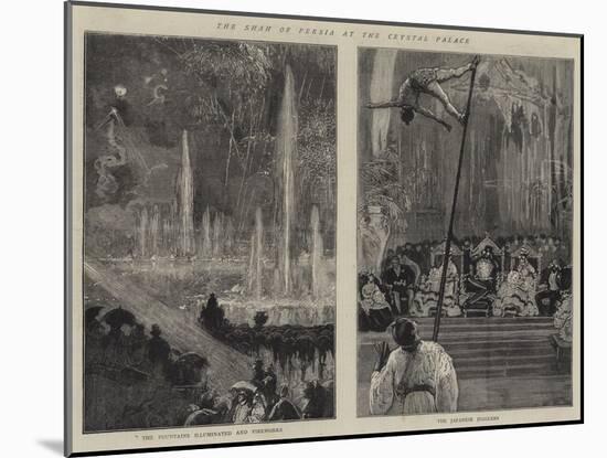 The Shah of Persia at the Crystal Palace-null-Mounted Giclee Print