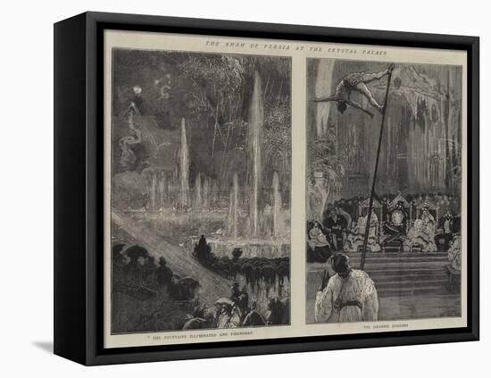 The Shah of Persia at the Crystal Palace-null-Framed Stretched Canvas
