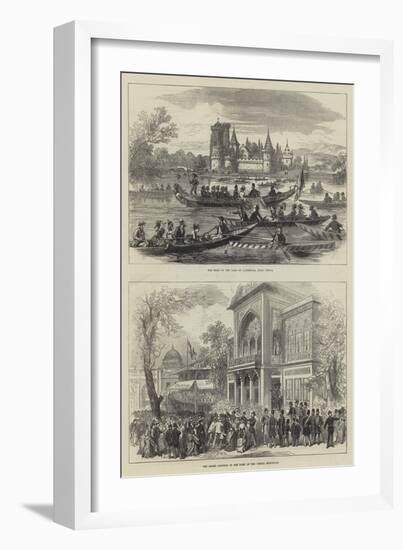 The Shah of Persia in Austria-null-Framed Giclee Print