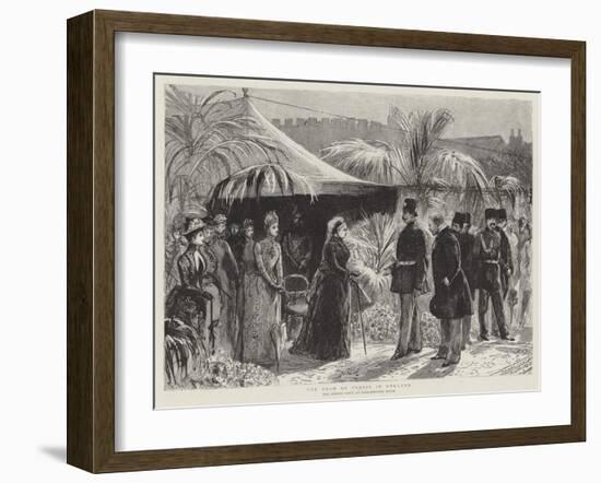 The Shah of Persia in England-null-Framed Giclee Print