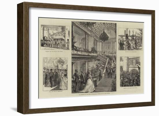 The Shah of Persia in Germany-null-Framed Giclee Print