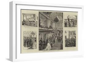 The Shah of Persia in Germany-null-Framed Giclee Print