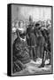 The Shah of Persia Presenting His Suit to Queen Victoria at Windsor, Mid-Late 19th Century-null-Framed Stretched Canvas