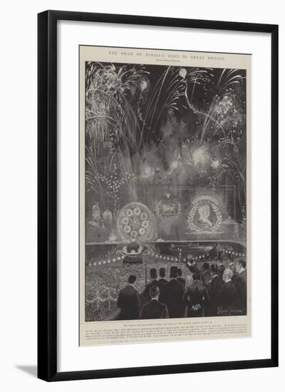 The Shah of Persia's Visit to Great Britain-Joseph Holland Tringham-Framed Giclee Print