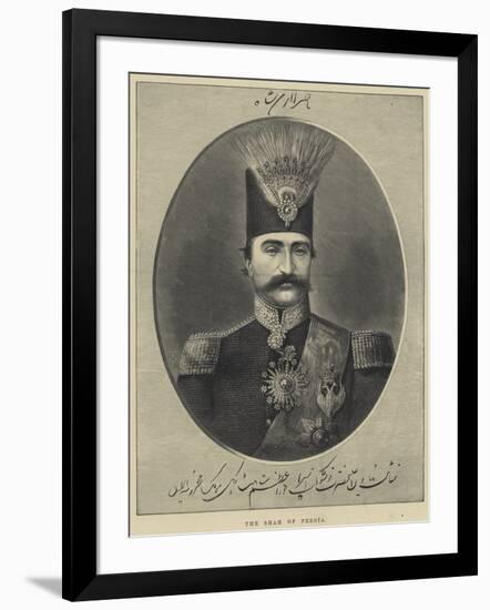 The Shah of Persia-null-Framed Giclee Print