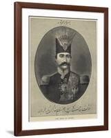 The Shah of Persia-null-Framed Giclee Print