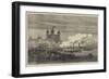 The Shah on the Thames, Embarking at the Tower for the West India Dock and Greenwich-null-Framed Giclee Print