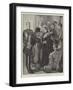 The Shah Received by the Queen at Windsor Castle-Thomas Walter Wilson-Framed Giclee Print