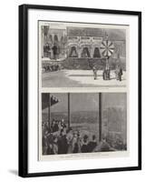 The Shah's Visit to the Crystal Palace-null-Framed Giclee Print