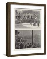 The Shah's Visit to the Crystal Palace-null-Framed Giclee Print