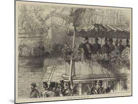 The Shah's Visit to the West India Dock-Charles Robinson-Mounted Giclee Print