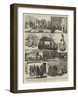 The Shaker Settlement in the New Forest-null-Framed Giclee Print