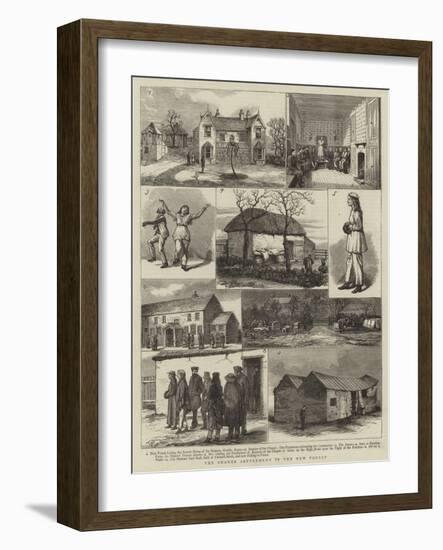 The Shaker Settlement in the New Forest-null-Framed Giclee Print