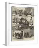 The Shaker Settlement in the New Forest-null-Framed Giclee Print