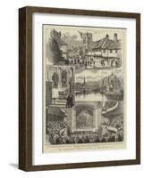 The Shakespeare Memorial Festival at Stratford-On-Avon-null-Framed Giclee Print