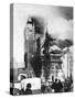 The Shakespeare Memorial Theatre Being Destroyed by Fire, March 1926-null-Stretched Canvas