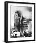 The Shakespeare Memorial Theatre Being Destroyed by Fire, March 1926-null-Framed Giclee Print