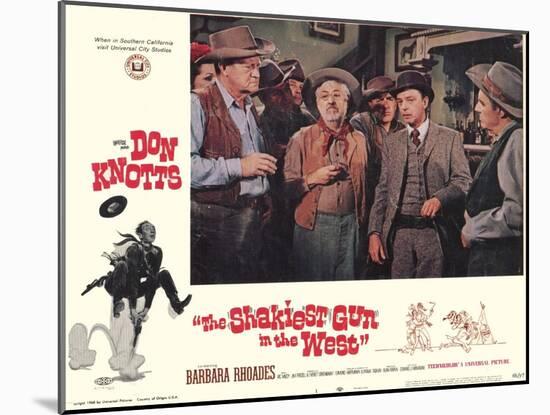The Shakiest Gun in The West, 1968-null-Mounted Art Print